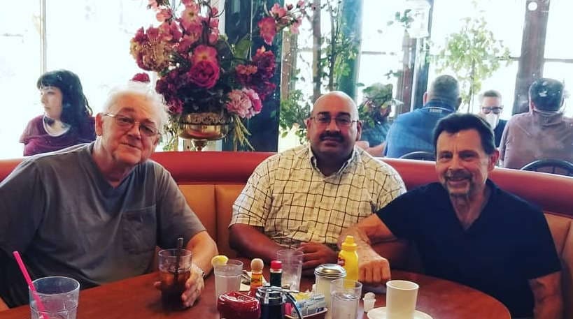 Jim Dawson with Anthony Gonzalez and Ray Regalado